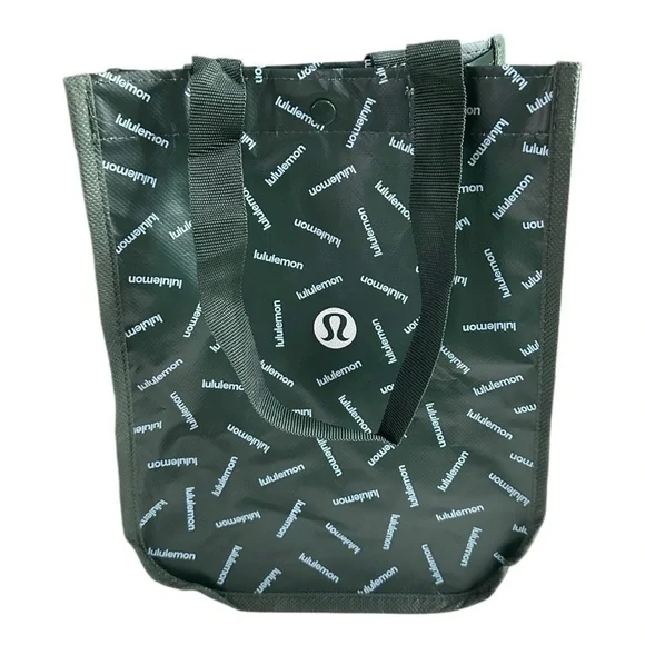 Lululemon Dark Green Reusable Shopping / Gift Bag Tote Lululemon Dark Green Reusable Shopping / Gift Bag Tote